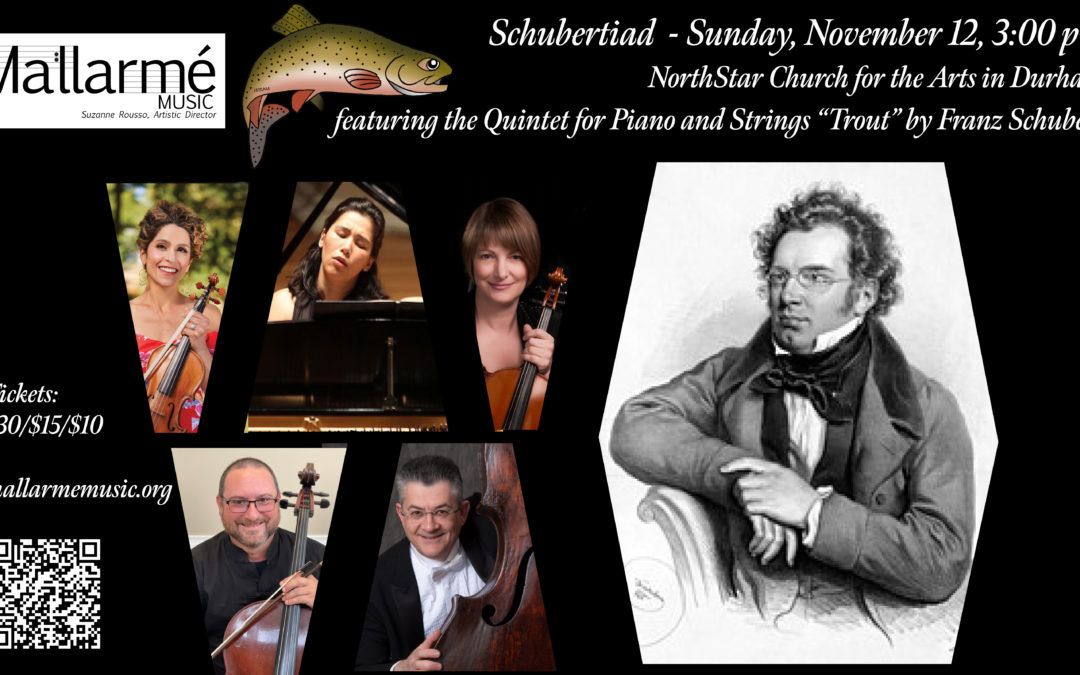Series Concert: Schubertiad 1 “The Trout” Sunday, November 12, 3pm