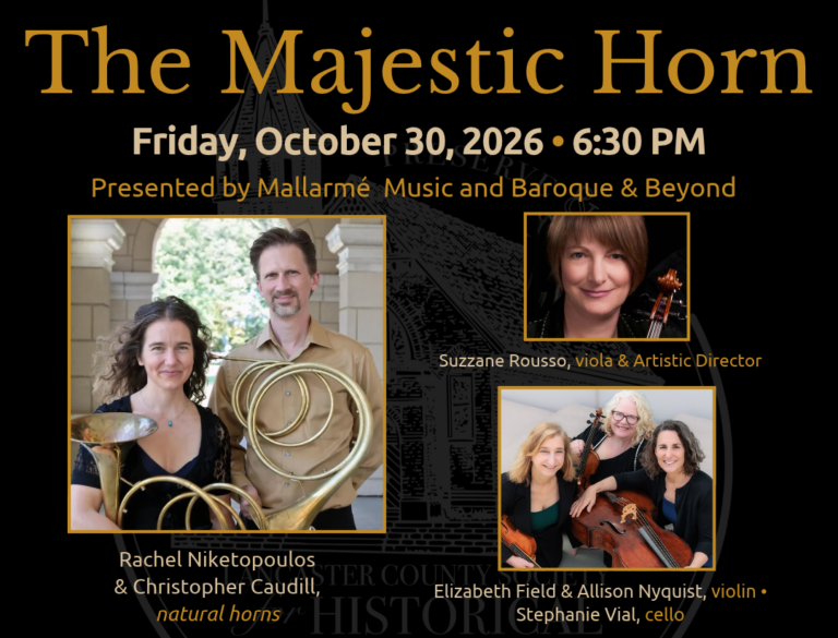 Mallarme and Baroque & Beyond present The Majestic Horn